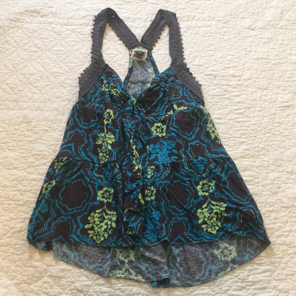 5/$25 Free People Crotchet Babydoll Tank Top